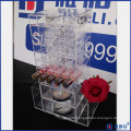 Clear Spinning Acrylic Lipstick and Powder Holder Organizer